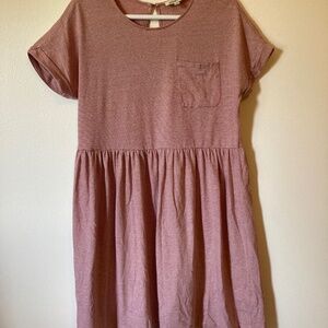 Listicle Striped Dress Medium